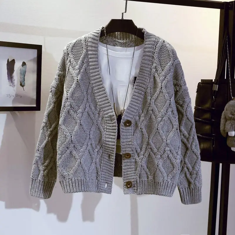 Neploe, геометрический свитер, кардиган, зимняя одежда, женское вязаное пальто, длинный рукав, v-образный вырез, Повседневная вязаная одежда, женские топы, джемпер 36044