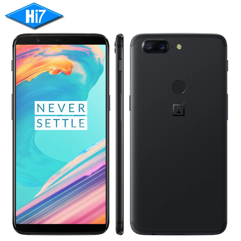 OnePlus 5T 5 T 6GB 64GB Snapdragon 835 Octa Core 6.01" 1080x2160P 18:9 20.0MP 16MP Fingerprint ID OxygenOS Android Mobile Phone