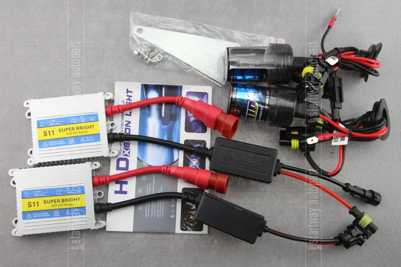 Авто ROVER HID комплект ксеноновых передних фар 12V 35W DC H1 H3 H4-3 H7 H11 HB3 9005 HB4 9006 4300K 5000K 6000K 8000K 10000K Автомобильные фары