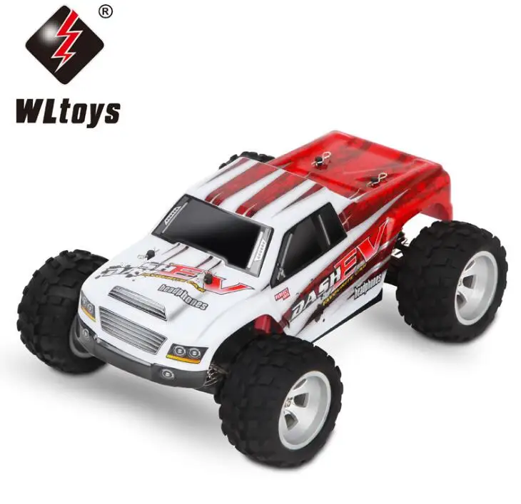 Обновленная модель WLtoys Игрушечная машина монстр с трансмиттером на 4WD 1:18 RC