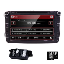 2 Din 8 inch car dvd GPS for VW Polo Jetta Tiguan passat b6 cc fabia Bluetooth Radio CD in dash steering wheel RDS DAB+ REAR CAM