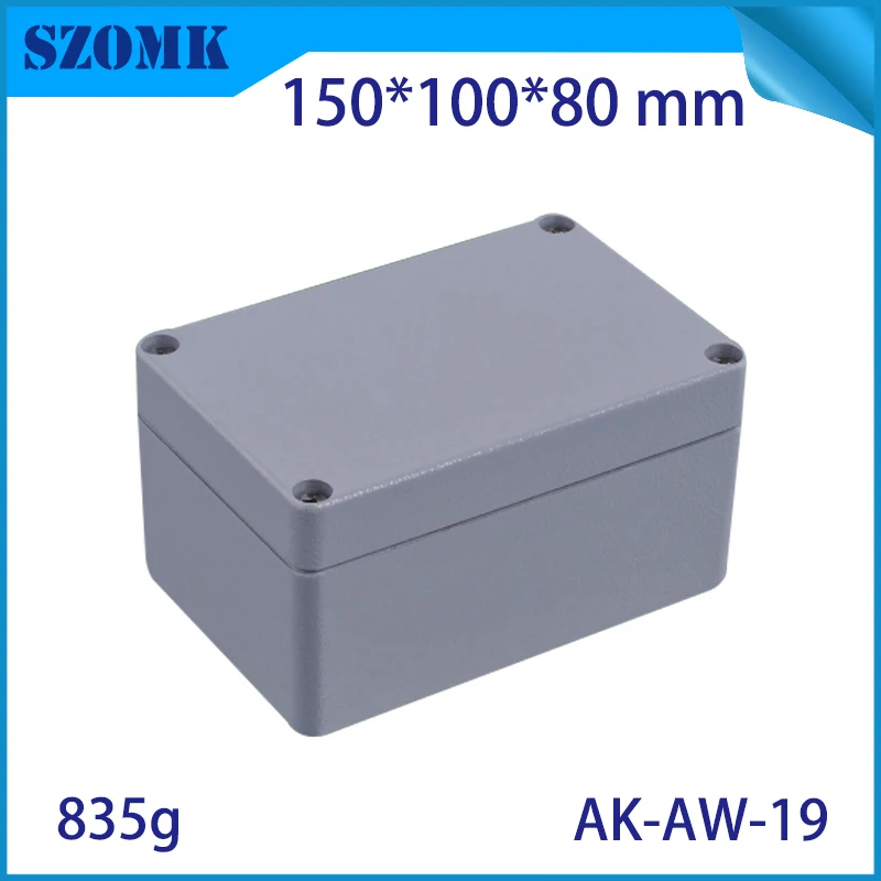 

Aluminum Exterior Electrical Enclosure Outdoor Waterproof Use for Electronics PCB Box Connection Junction Box Project Case