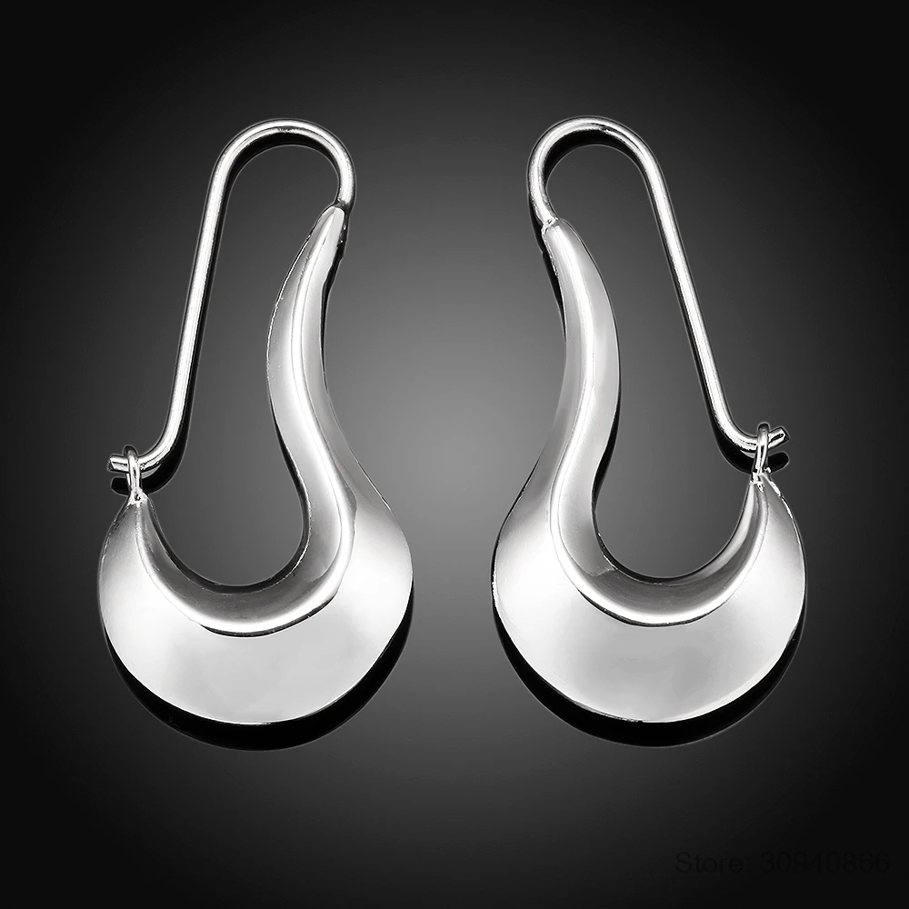 Новая, стандартные ювелирные изделия из стерлингового серебра 925 пробы для женщин, креативные туфли в форме шарика, серебряные серьги