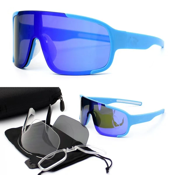 3 линзы мужские женские поляризационные велосипедные очки спортивные уличные очки Ciclismo велосипедные очки велосипедные солнцезащитные очки - Цвет: POCAS05