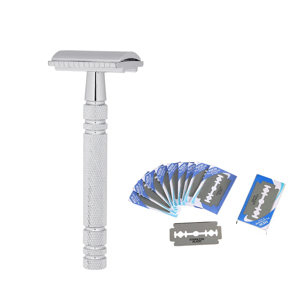 Safety Razor Men's Shaving Double Edge Classic Razor Stainless Steel