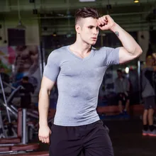 Мужская спортивная футболка для бега быстросохнущая дышащая эластичная белая и черная Пижама со спортивными штанами Спортивная футболка больших размеров