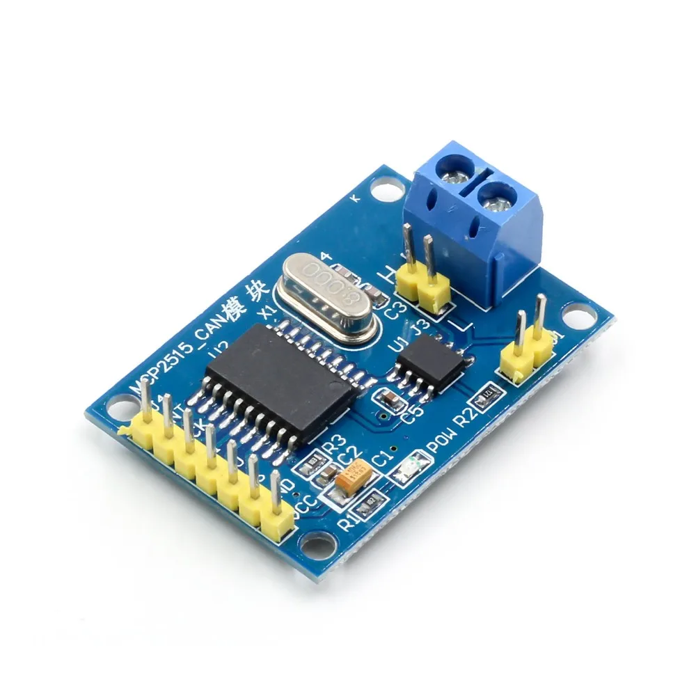 MCP2515 CAN Bus модуль TJA1050 приемник SPI для 51 MCU контроллер рычага DC 5 в интерфейс