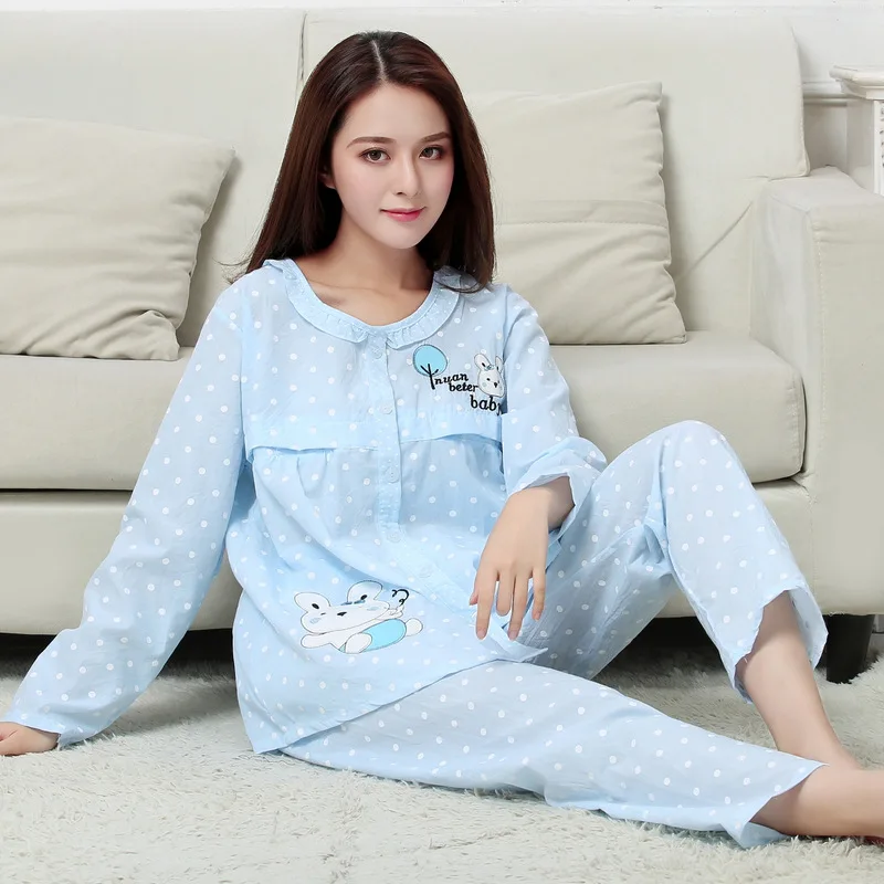 Buy Pengpious Postpartum Women Pajamas Set for Nursing