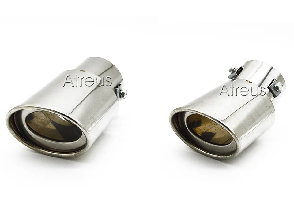 Car Exhaust Muffler Pipe For Ford Focus 2 3 Mazda 2 3 6 Hyundai solaris accent i30 Citroen C2 C4 Peugeot 207 307 408 Accessories