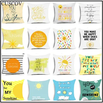 

Foreign trade fine polyester letters picture printing pillowcase home living room sofa cushion cover fashion car seat pillowcase