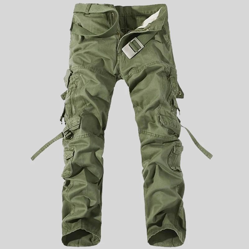 2019 New Men Cargo Pants army Military big pockets Streetwear Cotton ...