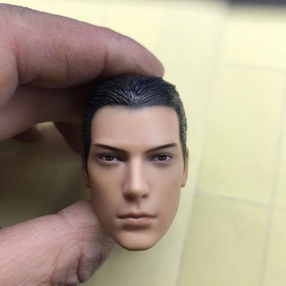 1/6 весы игра Версия Тянь Ce красивый вырезанная Мужская голова модель для детей
