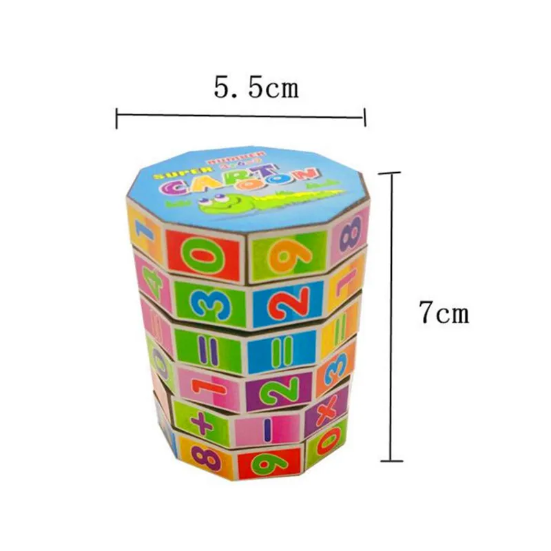 Волшебные кубики Развивающие игрушки для Для детей Математика цифр, волшебный куб, игрушка, игра-головоломка подарок