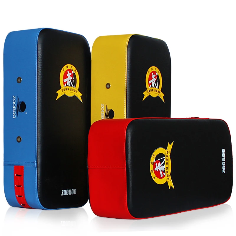 Skup ZOOBOO kick boxing Pad worek treningowy stóp cel Mitt MMA sparing Muay tajski boks sprzęt treningowy wykrawania 3 kolory