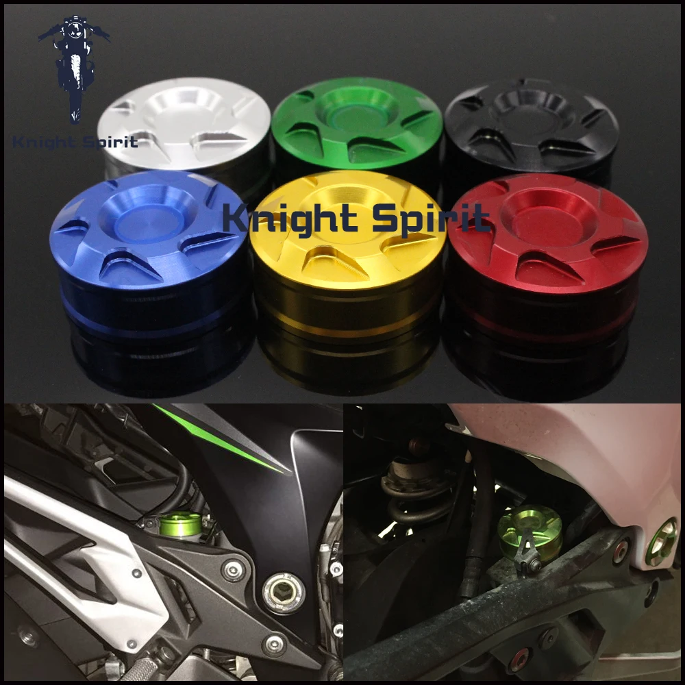 

For Kawasaki Z250 Z750 Z650 Z800 Z900 Z1000 Motorcycle Accessories CNC 6061 Aluminum Rear Brake Fluid Reservoir Cover Cap