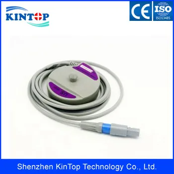 

2pcs/lot DHL free shipping Compatible New Accessories Edan 4pin US Fetal Probe F2 F3 F6 cable double location with CE approved