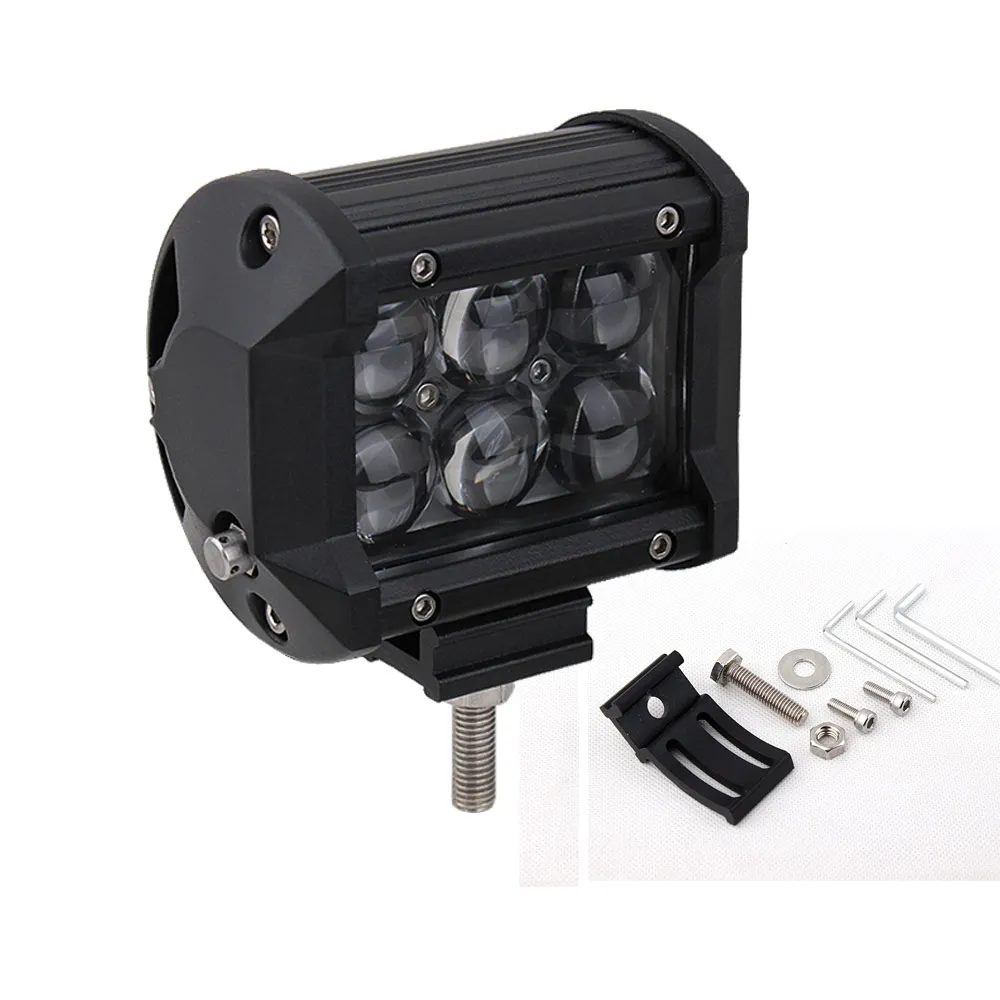 

4 inch 30w LED Work Light Bar 12V 24v Spot Light Motorcycle SUV ATV Tractor 4X4 LED Offroad Drive Fog Light seckill 18w 27w