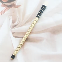 2016 Makeup Brush Brand New Arrive Professional Gold Color Long Handle Sculpt Soft White Nylon Hair Eye Contour Concealer