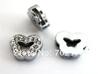 50pcs 8mm Butterfly Slide Charms Fit Pet Dog Cat Tag Collar Wristband