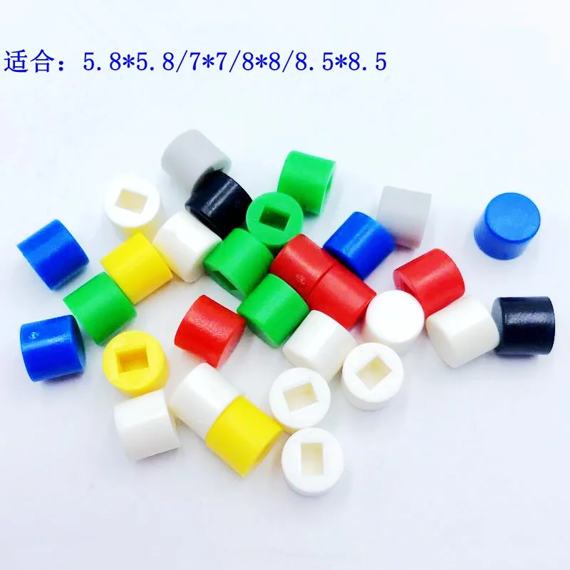 A56 Tactile Cap /& Switch Round Flat Keycap Momentary Push Button 6 Colours