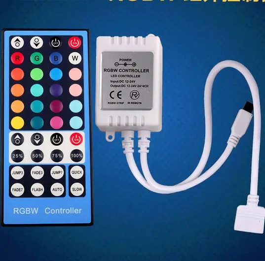 

2.4G 4 Channels DC12V- 24V LED RGBW Controller Dimmer 40 Keys Remote Control For RGBW RGBWW 5050 SMD LED Strip light