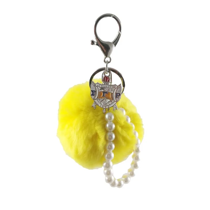 

New SGR Mink Hair Pearl keychain Keyring