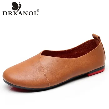 

DRKANOL 2020 Spring Summer Slip On Loafers Women Casual Shoes Soft Shallow Women Flat Shoes Ballet Flats Moccasins Footwear