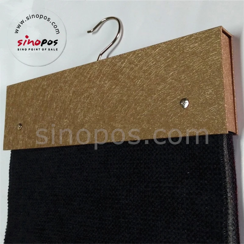 Swatch Stack Header Hanger, fabric samples binding card holder textile material collecting book stackbook display binder hook 6