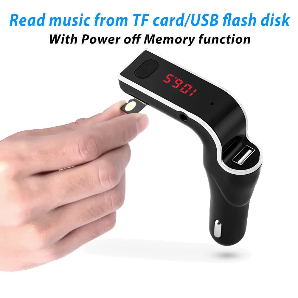 

2019 Hot Selling Multifunction Car FM Transmitter Bluetooth Hands-free LCD MP3 Player Radio Adapter Kit Charger phm transmitter