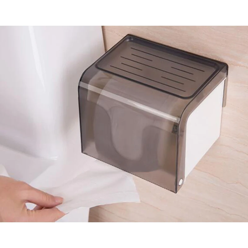 Держатель для туалетной бумаги, пластиковый водонепроницаемый держатель для туалетной бумаги, коробка, бесплатный удар, креативная бумажная коробка для полотенец, SQ-5112B