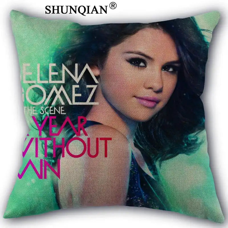 Custom Selena Gomez Pillowcase Custom Cotton Pillowcases