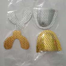 20PCS Dental Lab Denture materials Silver Reinforcement Mesh metal reinforced net