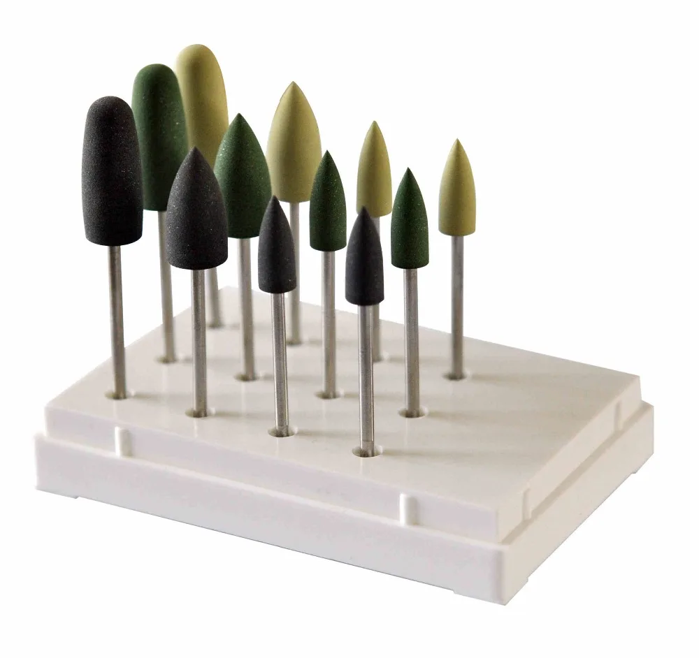 dental lab Denture Polishing Kit,12Pcs/Kitin Teeth Whitening from