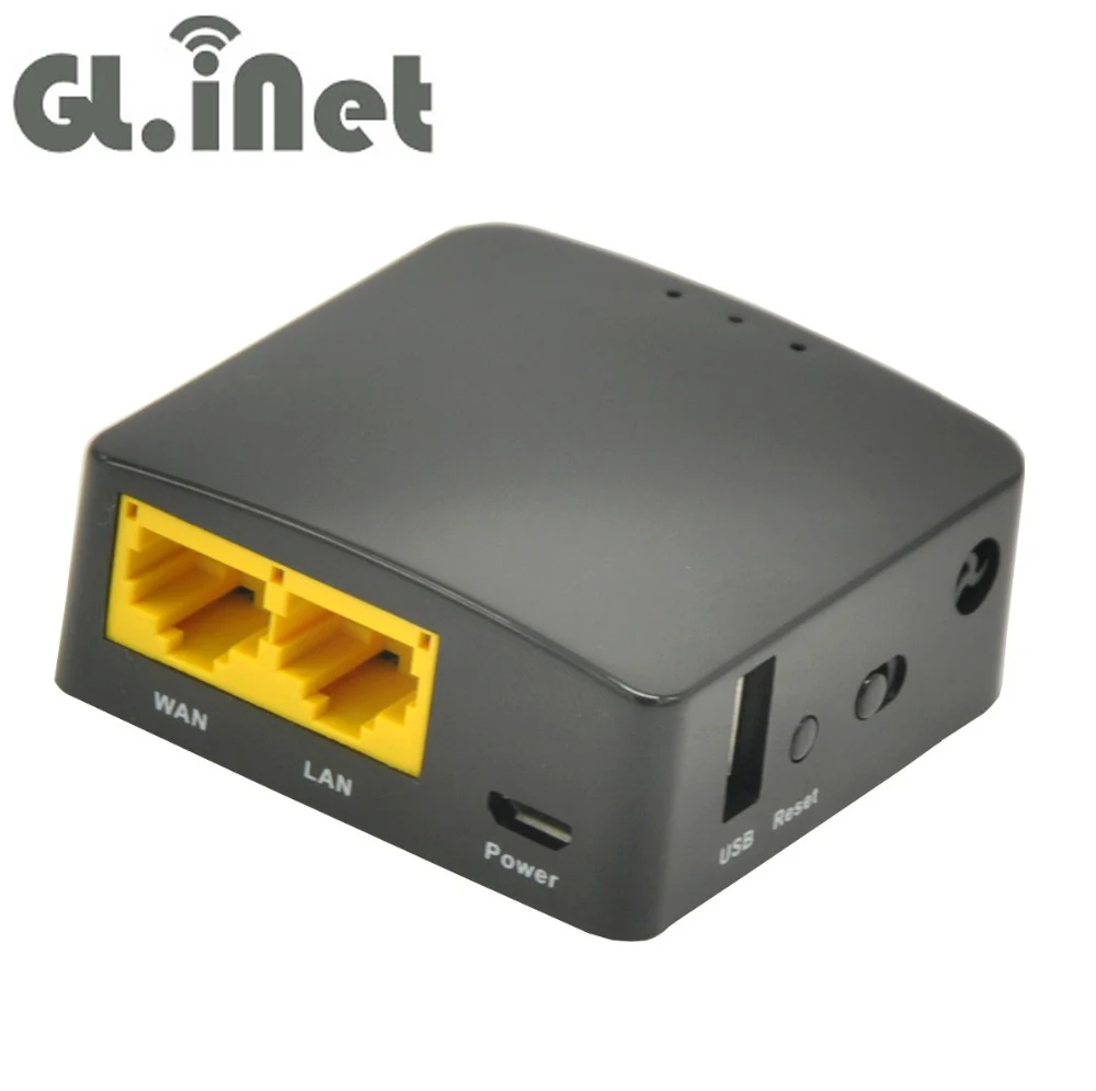 GL.iNet QCA9531 беспроводной мини Wi Fi роутер прошивка OPENWRT openvn дорожные роутеры 128 Мб