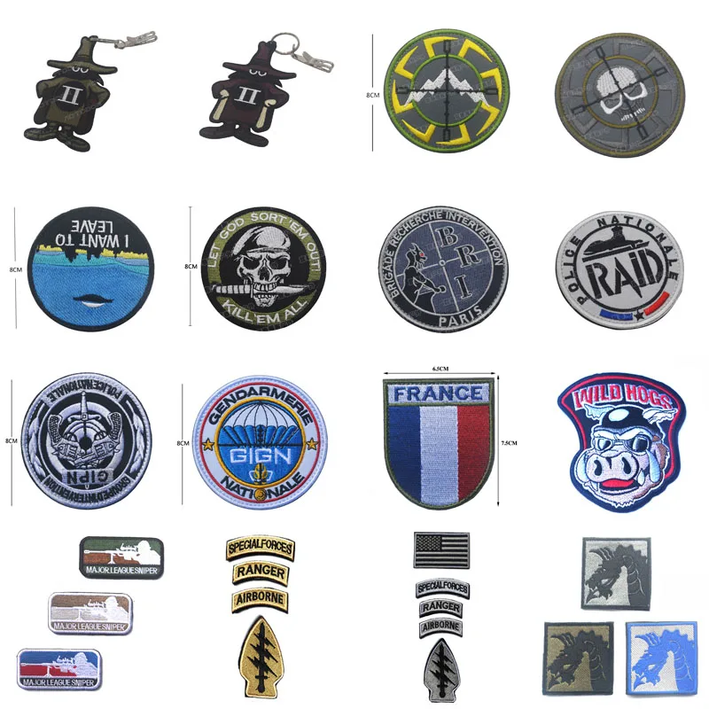 

Blocker Major League Badges Arm Sticker Tactical Morale Stamp Wind Backpack Sticker Embroidery Patch Epaulette USMC F-4 Patches