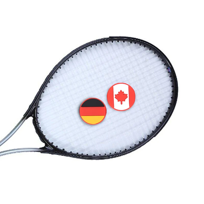 1 шт. Национальный флаг теннис демпфер амортизатор чтобы уменьшить теннисные ракетки демпферы вибрации