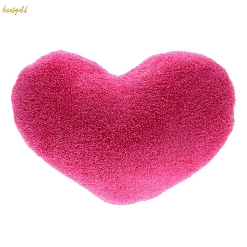 Soft Love Heart Shape Fluffy Throw Cushions Pillows Block Gift for