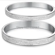 Высококачественный парный браслет из нержавеющей стали, песочные браслеты-манжеты для модных подарков на день рождения и рождественских подарков