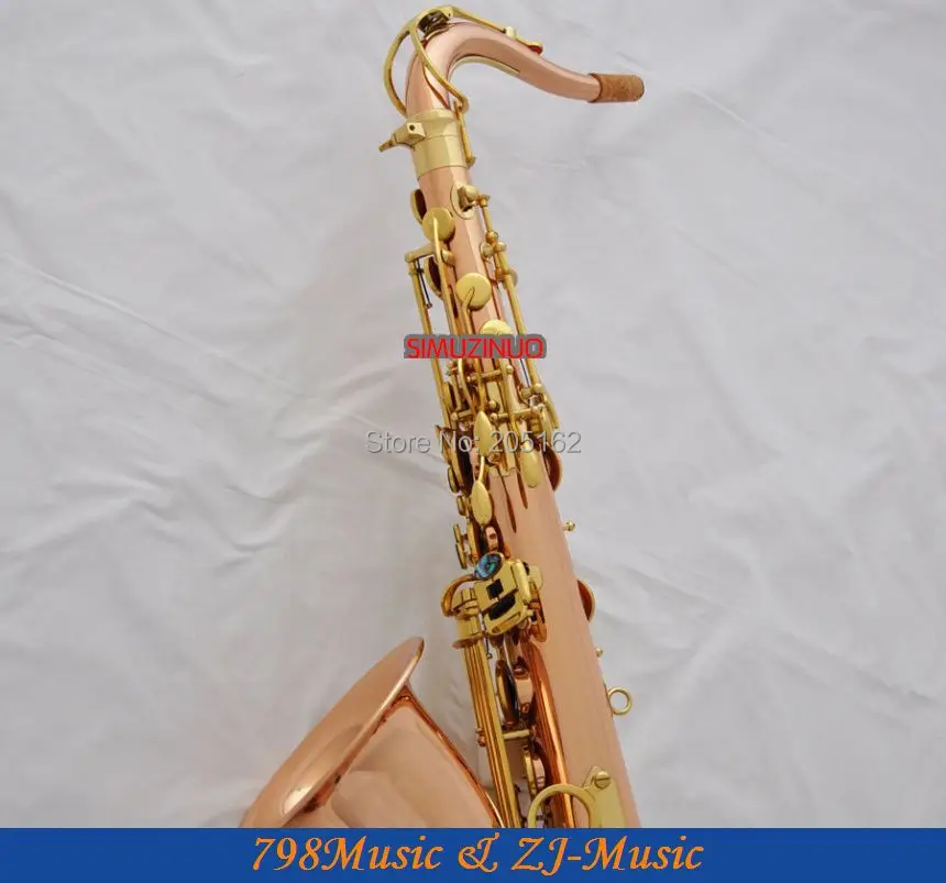 Профессиональный Tenor саксофон фосфор латунь Sax Abalone Shell High F # New Case|professional tenor
