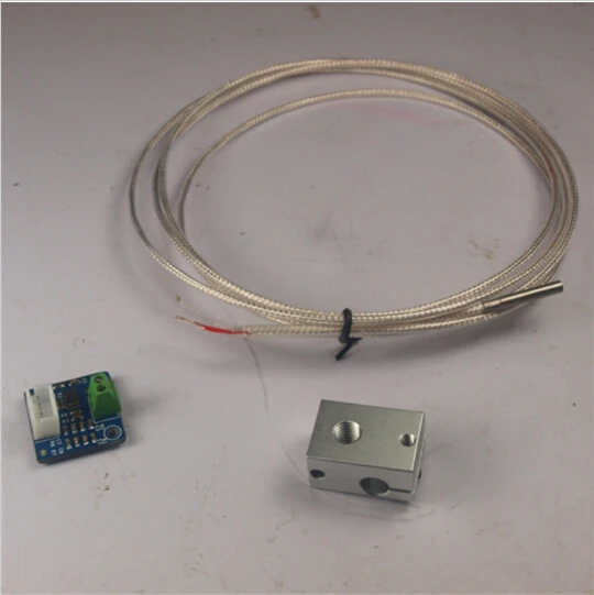 

Reprap Prusa i3, Kossel 3D printer E3D V6 PT100 total upgrade kit PT100 temperature sensor V6 heater block for PT100 amplifier
