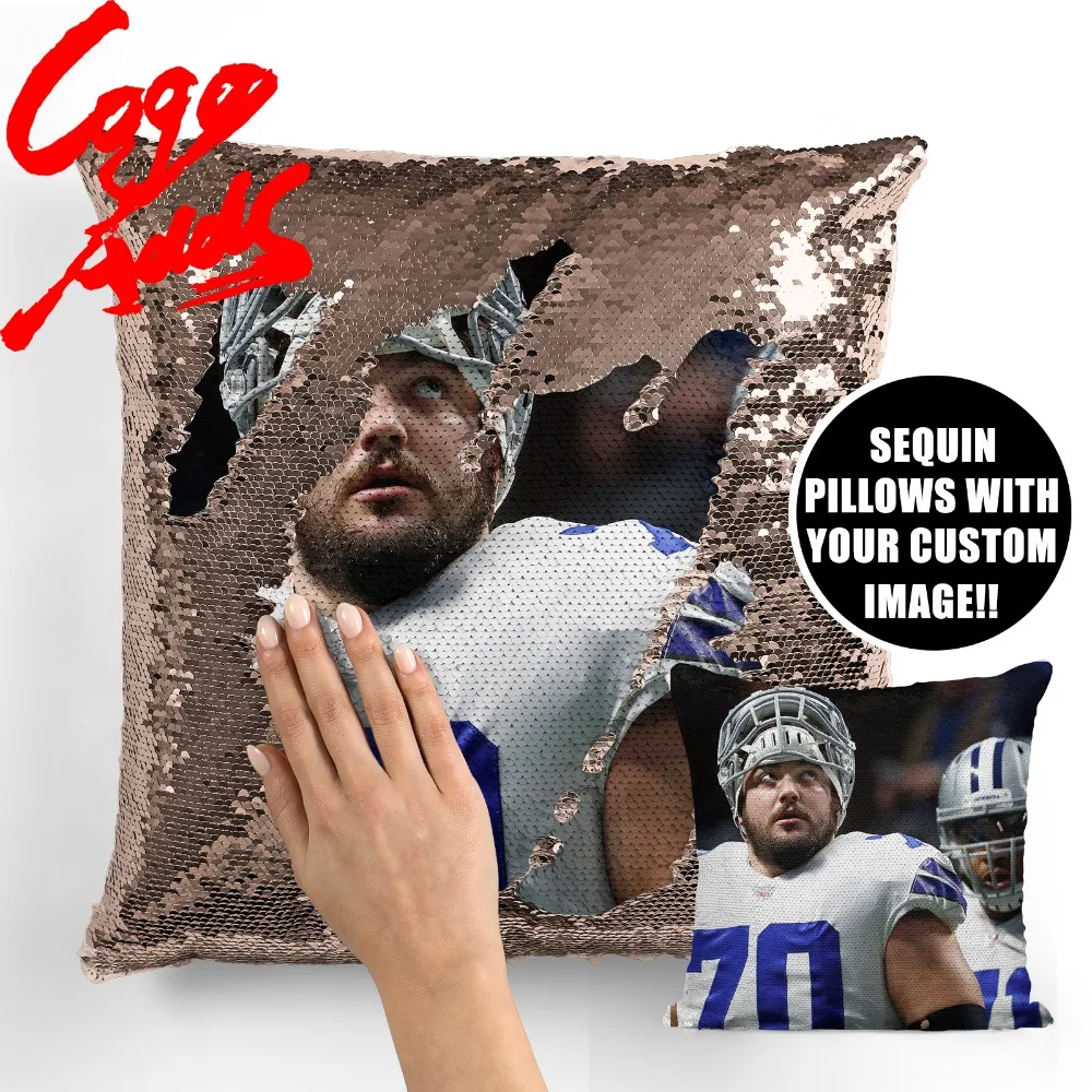 

Zack Martin home decoration accessories room decoration cushion cover throw pillows reversible mermaid sequin pillow case cover