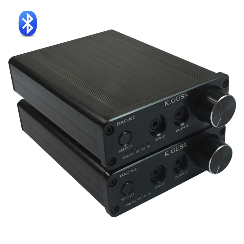 K. GuSS DAC K2 USB Bluetooth 4 0 аудио декодер усилитель AIO