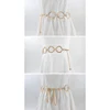 2022 New Arrival Silver Ring Chain Belt Fashion Elegant Gold Metal Female Round Alloy Women Circle Waist Dress Belts ► Photo 3/6