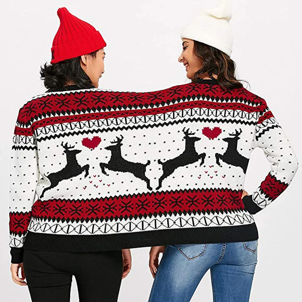 Уродливый свитер для двух человек, рождественские парные пуловеры, новинка, Рождественский топ, рубашка, мужской свитер, pull homme hiver sueter mujer