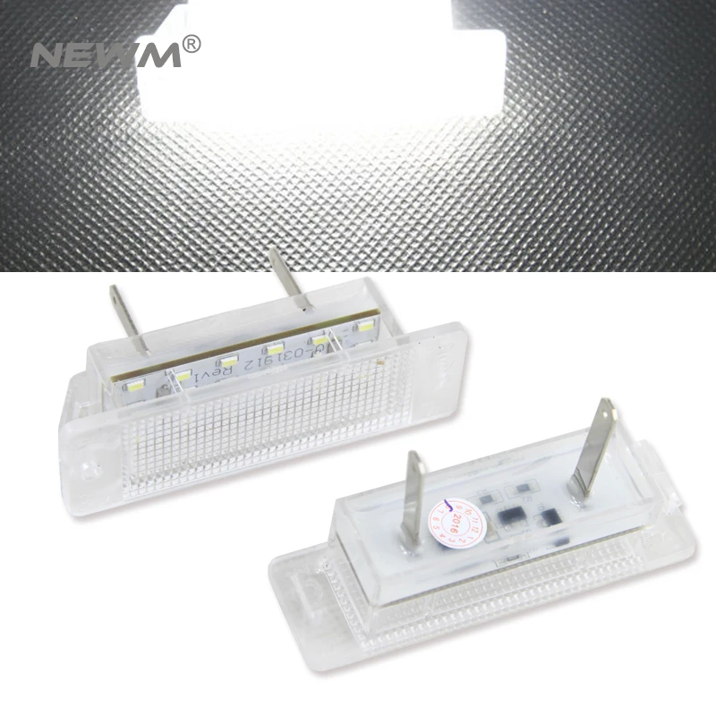 

2Pcs LED Number License Plate Light For Opel Astra F Vauxhall Calibra Auto Replacement Car-styling