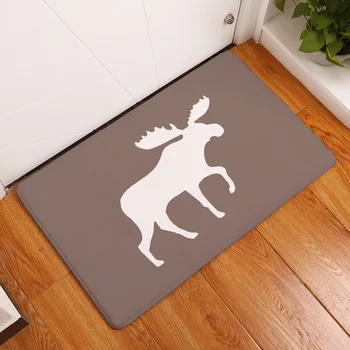 

CAMMITEVER Deer Floor Carpets Rugs for Bedroom Bathroom Living Room Animal Mats Kitchen Entrance Mat