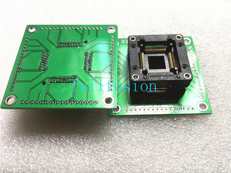 USB адаптер для программирования встроенный Тестовый разъем QFP64 0 8 мм|Промышленные