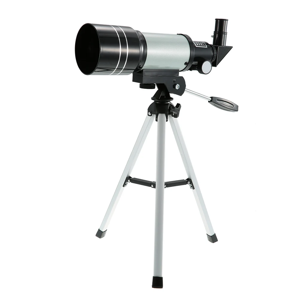 150X Professional Astronomical Telescope Outdoor HD Monocular Refractive Space Travel Spotting Scope with Portable Tripod Lever