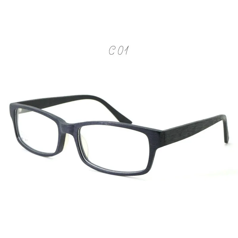 MINCL Элитный бренд очки Рамки прозрачные линзы Для мужчин оптический компьютер близорукость очки деревянная рамка мужской рецепту с коробкой FML