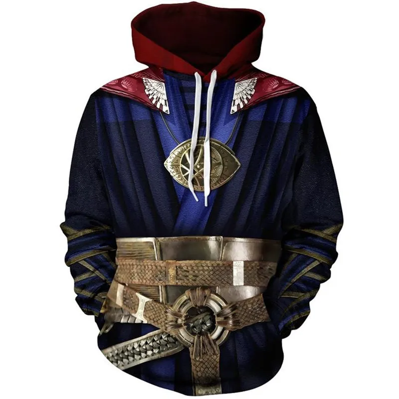 

Fans Wear Sweatshirt Doctor Strange 3D Prined Hooded Sweatshirts Strange Tales CosplayHoodie